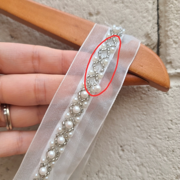 Bronx and Banco | Mademoiselle Bridal Sequin Sparkle Midi Dress Size Medium - Picture 16 of 16